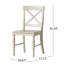 Ensemble de chaises de salle à manger en bois d'acacia, 2 pièces-119320453