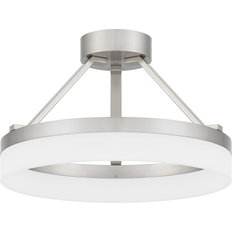 Acrylic LED Semi Flush Mount