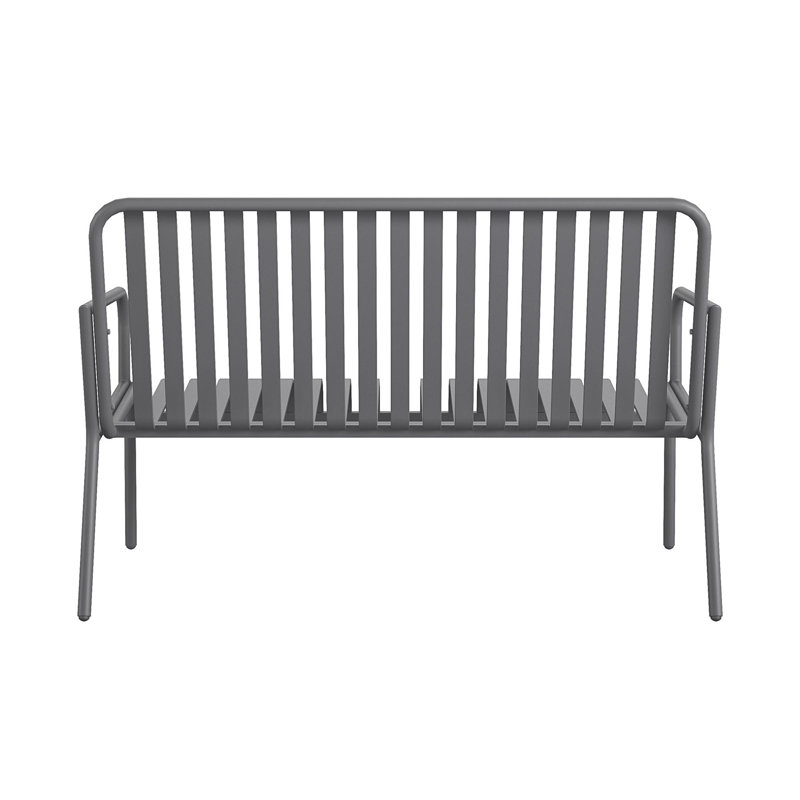 Charcoal Steel 4-Piece Outdoor Conversation Set