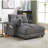sofa bed, extra-large lounger, comfortable cloud sofa-928982431