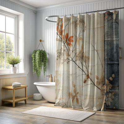 Old Florals - Premium Shower Curtain