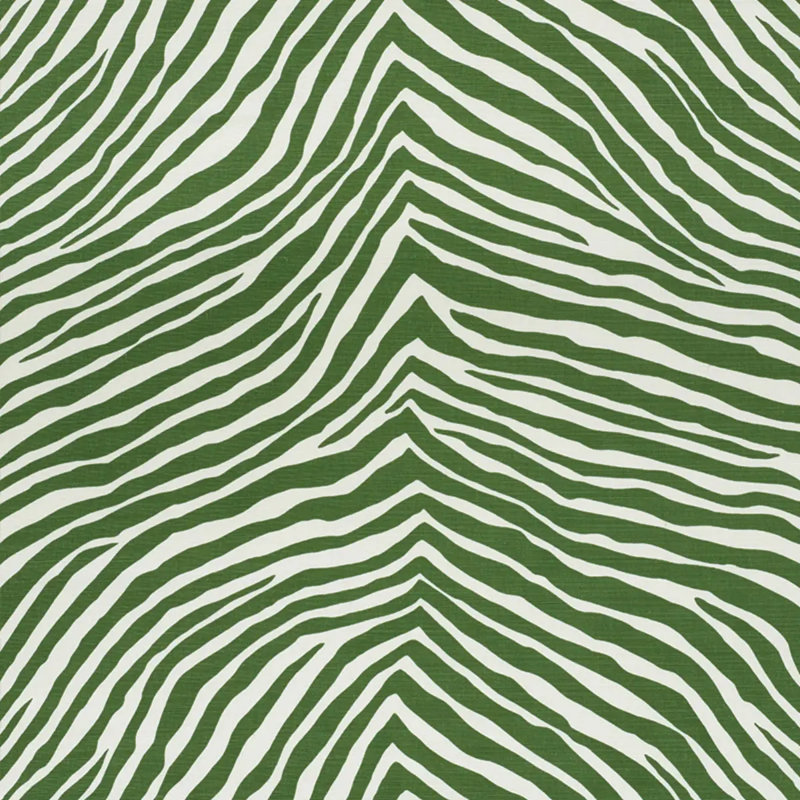 Tissu emblématique zébré, Vert