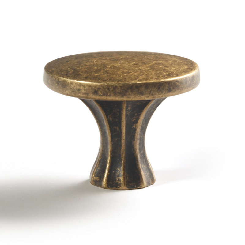 Round Knob Multipack, Antique Brass