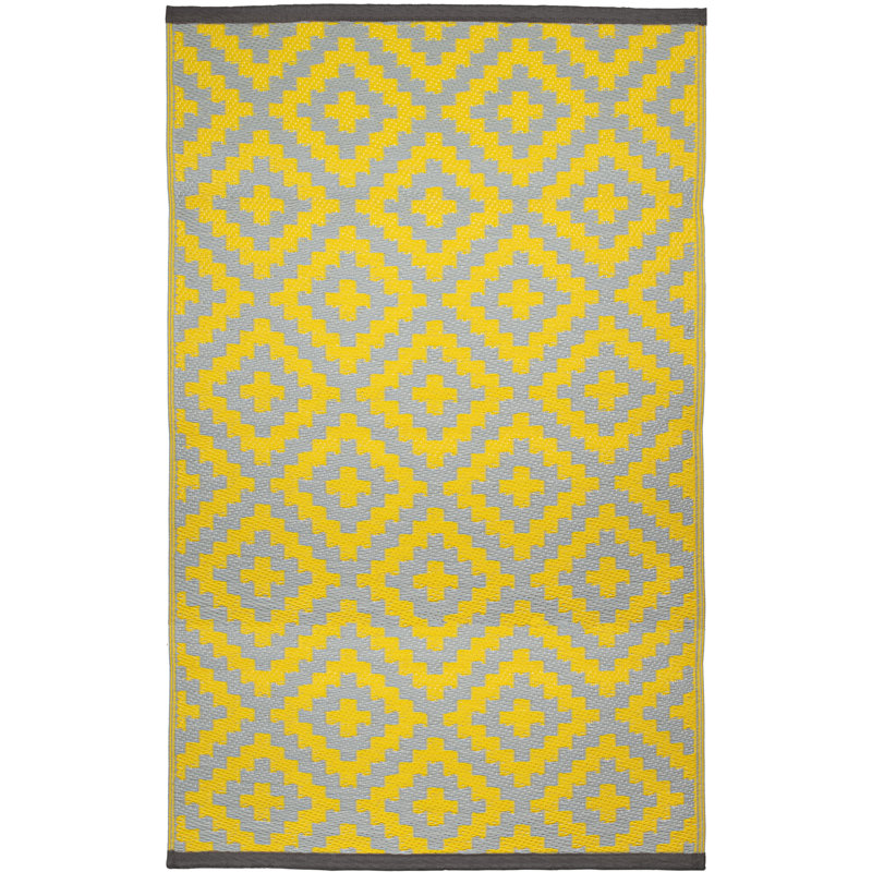 Pixels goutte de citron, Tapis de couloir 2 pi 11 po x 5 pi 11 po