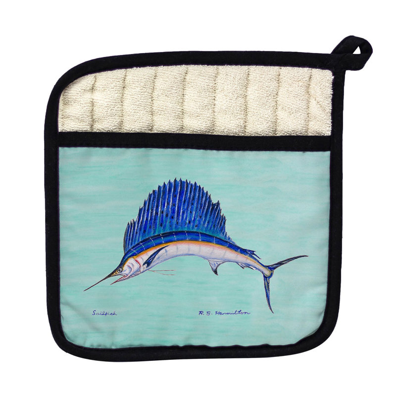 Betsy drake interiors betsy sailfish cuisinier poignée, Bleu sarcelle