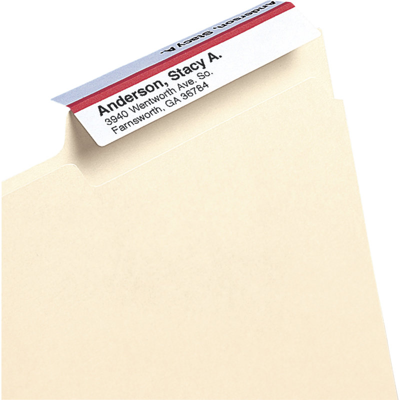 Paper File Tab Labels