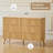 Calonne  6 Drawer Bedroom Dresser with Vertical Stripe Pattern, Boho Fluted Wood Dresser for Bedroom