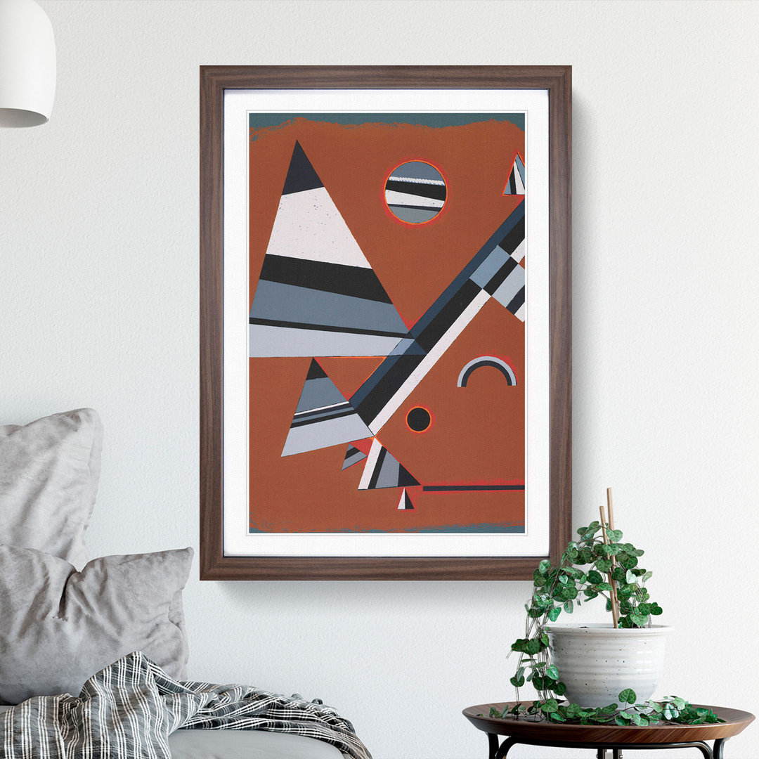 Composition Vol.1 by Wassily Kandinsky - Picture Frame Painting