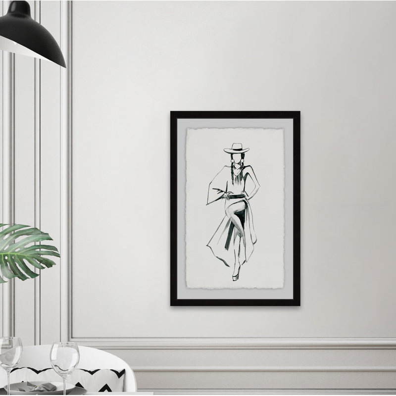 Cowboy Fashion by Talula Christian - Single Picture Frame Print, 46 cm H x 30 cm W