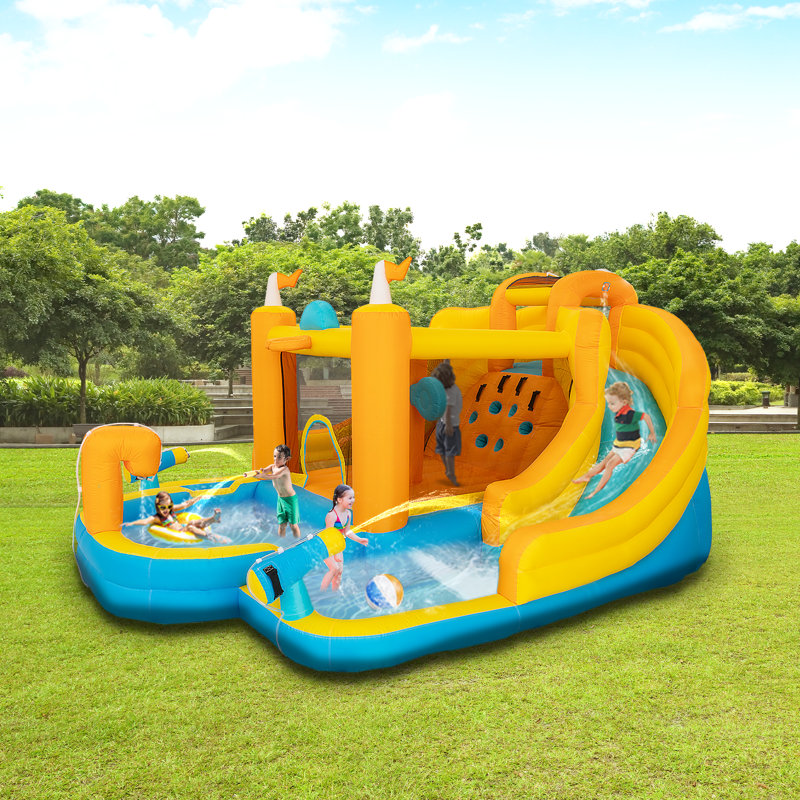ECLIFE 15.2' x 13.1' Bounce House with Splash Pool and Air blower