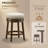 Upholstered Swivel Solid Wood Frame Bar Stool-22084203