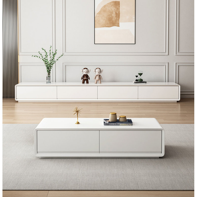 Crédence de rangement 94,5 W Simple White