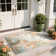 modern abstract print rug