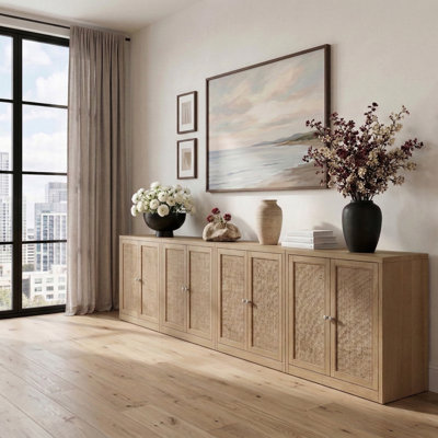 Gerardi Solid Wood And Oak Veneer Sideboard/Buffet