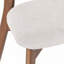 Ensemble de chaises de salle à manger rembourrées en tissu avec dossier et pieds en bois-500173720