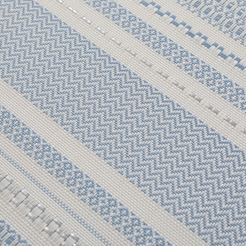 Brax Polyester Blend Rectangle Placemat , Blue