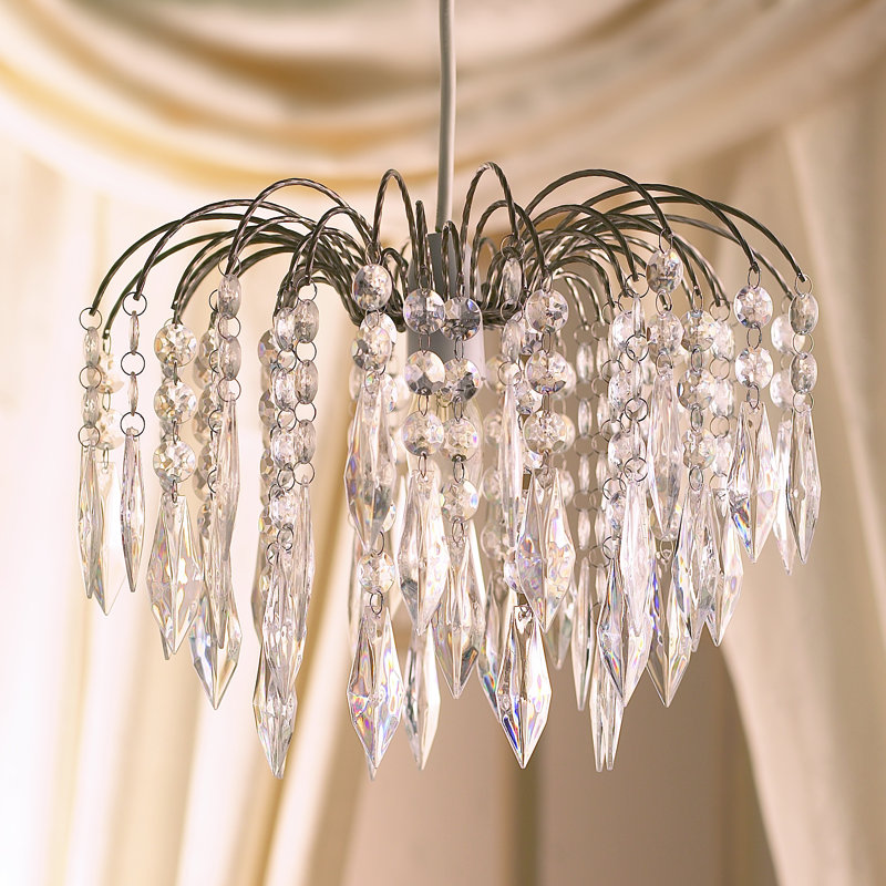 Alexander 1 - Light Silver Crystal Pendant