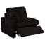 Canapé modulaire inclinable électrique brun chocolat 5 pièces Collins-916390573