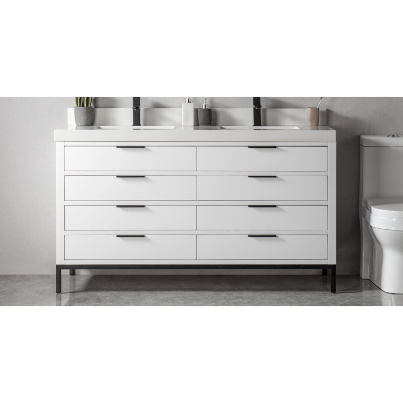 Ensemble de meuble-lavabo double 60 po Jaydenjames