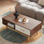 Table basse rectangulaire avec tiroir, table centrale