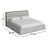 Berkeley Upholstered Platform Bed-1077175739