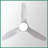 Ladedra 52'' 3-Blade Modern Ceiling Fan With LED Light and Remote Control-1998014468