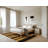 Machine Washable Horizontal Stripes Yellow Area Rug-945947026