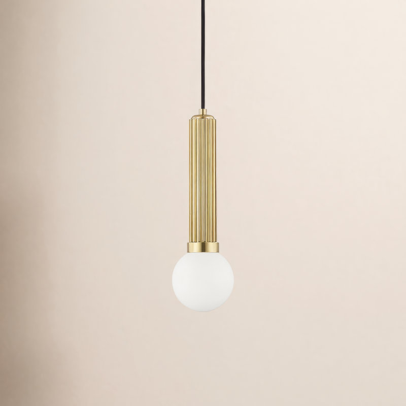 Luminaire suspendu 1 lumière à DEL Mazan