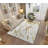 Rectangle Illa Abstract Machine Made Power Loom Rectangle 4' x 5'3" Polyester Indoor / Outdoor Area Rug in Gold Marble
