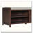 Distressed Shutter Storage Bench with Cushion and Sliding Door-459112119