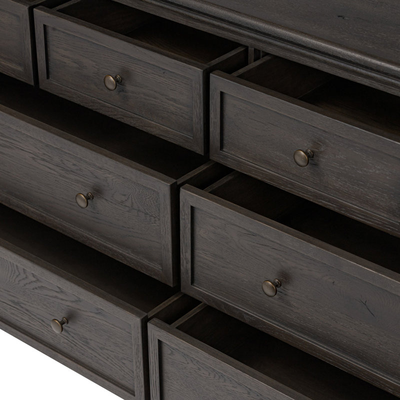 Geoffrey Wide Dresser, Smoked Black