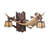 Rustic Lodge Armed Sconce