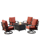 Timothe Outdoor 6 - Piece Conversation Set