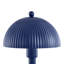Lampe de table 17,5 "en métal avec abat-jour bleu-1015059021-1015059027