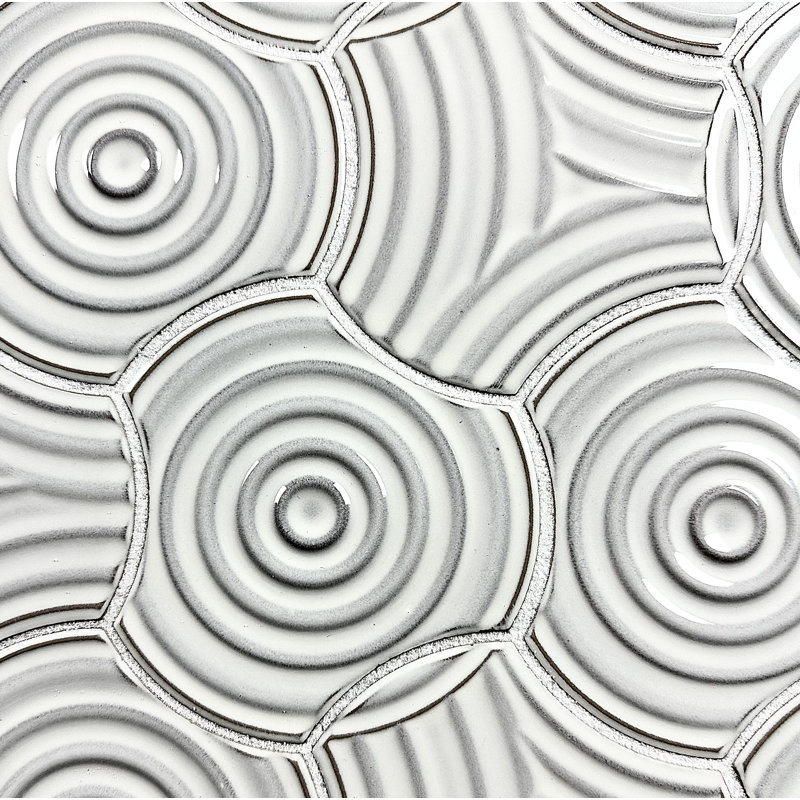 Monet 4.75" x 4.75" Ceramic Random Mosaic Tile