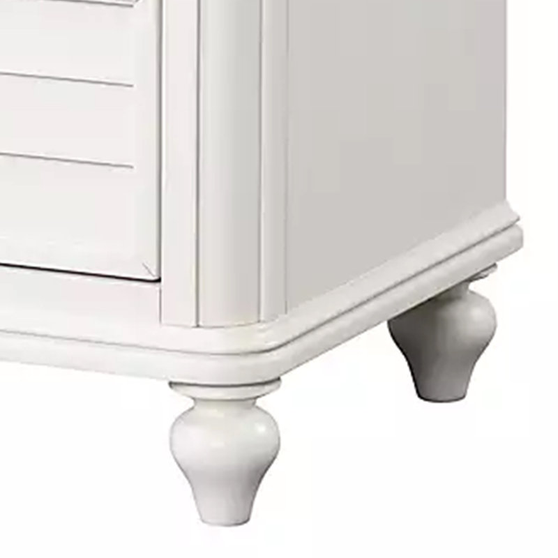  Nightstand, 2 Drawers, Classic Antique  28 Inch