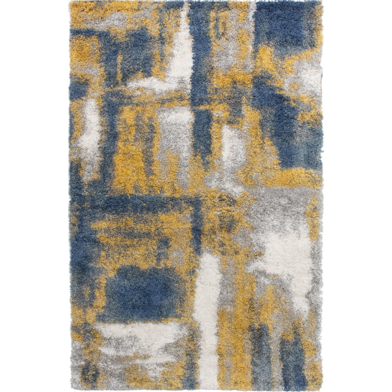 Alban Performance Abstract Indoor Rug, Rectangle 5' x 8'