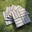 Carreaux de terrasse à emboîtement 12 po x 12 po-86568217