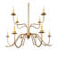 Lustre classique / traditionnel à 12 lumières de style bougie Kostoula