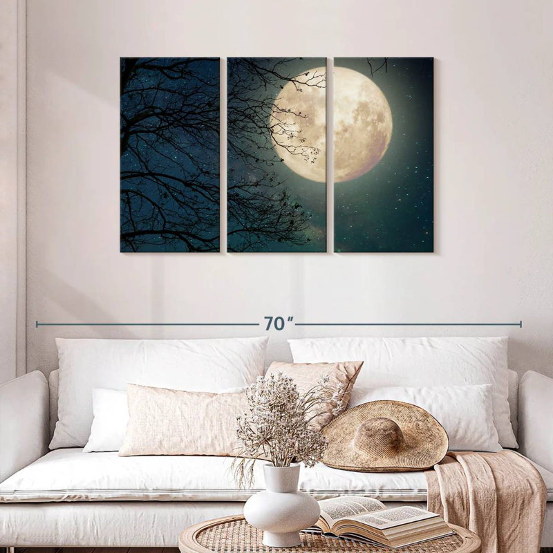  «Moonlight Tree», H 28 po x l 45 po