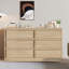 Commode double moderne avec grand rangement, commode en bois-130076503