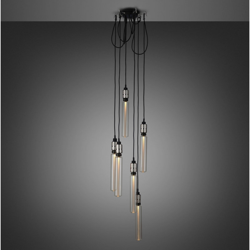 6 - Light Pendant, Stainless Steel