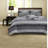 Premium Black Multi 8-piece Cal King Bedding Set With Cotton Sheets