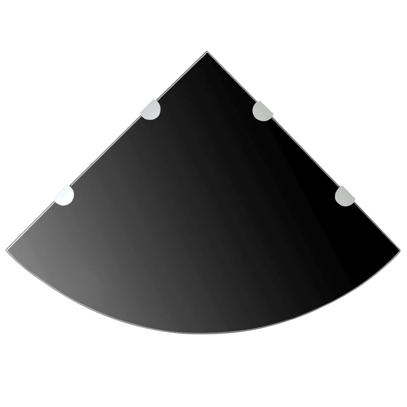 Tablette flottante Coeyn, Noir, H 4,5 po x l 17,7 po x P 17,7 po