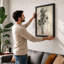 Bamboo in Ink Japandi - Framed Print-1116015104-1116015105