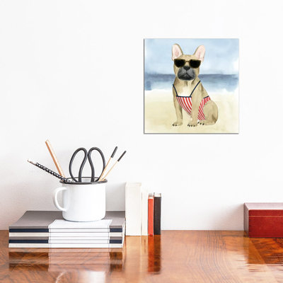 Hot Dog I by Grace Popp - Wrapped Canvas Painting