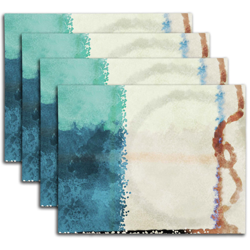 Napperon abstrait en polyester