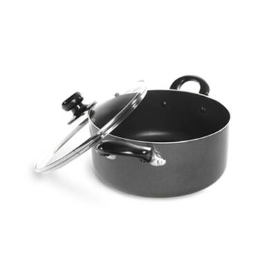 Bergner 4.5-Quart Aluminum Dutch Oven, Champagne