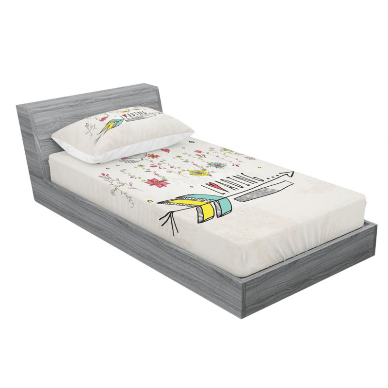 Microfiber Sheet Set, Twin XL Sheet Set with Fitted Sheet