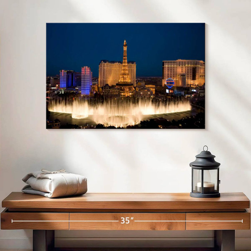 Kavia Night Glow de Las Vegas, H 30 po x l 45 po